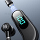 V13 Business Single Ear Earhook Wireless Bluetooth 5.2 Headset Hands-free Earphone with Smart Digital Display - Black