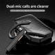 K3 TWS Qualcomm Chip Business ENC Noise Reduction Single Ear Wireless Bluetooth Earhook Headset Stereo Music Calling Earphone with Charging Case