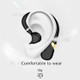 X9 Business Single Ear Wireless Bluetooth 5.0 Earhook Headset Voice Control Sweatproof Sports Music Calling Earphone