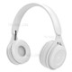 HiFi Stereo Wireless Bluetooth Headset Over Ear Headphone with Microphone - White