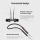 Lenovo HE05X Sports Wireless Headsets Neckband V5.0 Magnetic Bluetooth Earphones in-Ear Earbuds - Black
