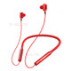Lenovo HE05 Pro Wireless Earphone Neckband Bluetooth Earphone Magnetic Sports Running Headset Built-in Noise Cancelling Microphone - Red