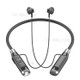 BT-35 HiFi Stereo Sound Neck Mounted Headphone Bluetooth 5.2 Earphones with LED Light - Black