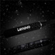 LENOVO QE03 Neckband Design Wireless Bluetooth 5.0 Headphones Music Earphone Outdoor Sports Headset Neck Hanging In-ear Earbuds Magnetic Suction with Microphone - Black