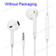 Music Headset Wire Control Earphone with Microphone for iPhone 5 (without Blister Packing)