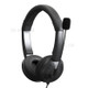 USB Wired Adjustable Headset Microphone Headphone Earphone Control Loudspeaker with Noise Cancelling