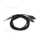 3.5mm Upgrade Audio Replacement Cable for Sennheiser Headphone HD414 HD650 HD600 HD580 HD565 HD545 HD535 HD525 HD265 HD25 - Black