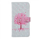Pink Tree Pattern 3D Horizontal Flip Leather Case for Huawei P30 Lite, with Holder & Card Slots & Photo Frame & Wallet