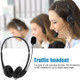 USB Laptop Computer Online Class Game Wired Call Customer Service Phone Headset with Microphone