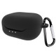 For JBL C260 TWS Bluetooth Earbuds Silicone Cover Charging Case Cover Anti-Drop Soft Protector - Black