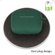 For Baseus Bowie M2 Scratch Resistant Full Protective Silicone Earphone Case Cover with Anti-lost Buckle - Midnight Green