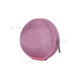 Ball Shape Carrying Bag Case Pouch for Headphones Earphones MP3 - Pink
