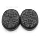 JZF-246 1 Pair for Skullcandy Riff Wireless Bluetooth Headphones Replacement Protein Leather Ear Pads Ear Cushion - Black