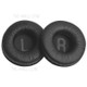 1 Pair Earmuff Cover Cushion for Jabra Revo Wireless Bluetooth Headset Wrinkled Protein Leather Ear Pads - Black