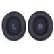 JZF-327 1Pair Headset Earpads for JBL E55BT Protein Leather Headphones Ear Cushions Replacement Ear Cups - Black