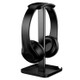 Z10 Desktop Over-ear Headphone Stand ABS+TPU Headset Holder Mount with Solid Base - Black