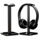 Z10 Desktop Over-ear Headphone Stand ABS+TPU Headset Holder Mount with Solid Base - Black