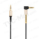 HOCO UPA02 AUX Spring 3.5mm Audio Cable Male to Male 1m - Black