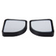 3R-015 2 PCS Car Blind Spot Rear View Wide Angle Mirror, Diameter: 5cm(Black)