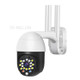 CP09-18 18-LED HD IP66 Waterproof 1080P Wireless Remote WiFi IP Camera Webcam - Black/UK Plug