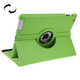 360 Degree Rotatable Leather Case with Sleep / Wake-up Function & Holder for New iPad (iPad 3)(Green)