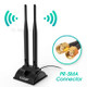 EDUP EP-7101 WiFi Receiver WiFi Signal Booster 2.4G/5G Dual-Band Magnetic Antenna Base for Mac Windows Computer