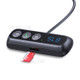 USAMS US-SJ503 USB Spring Cable Car FM Bluetooth Digital Audio Adapter Wireless Receiver Transmitter