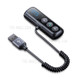 USAMS US-SJ503 USB Spring Cable Car FM Bluetooth Digital Audio Adapter Wireless Receiver Transmitter