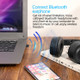 06M Mini USB Bluetooth 5.0 Audio Transmission Wireless Connection Adapter for Mouse Keyboard Speaker