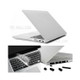 ENKAY HAT PRINCE Matte PC Full Body Case + Keyboard Film + Anti-dust Plugs for MacBook Pro 13.3" Retina A1425 - White