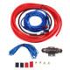 1200W 8GA Car Copper Clad Aluminum Power Subwoofer Amplifier Audio Wire Cable Kit with 60Amp Fuse Holder