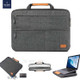 WIWU Multi-functional Waterproof Shockproof Nylon Sleeve Pouch Handbag for 15.4 inch Laptops/Tablets - Grey