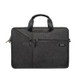 WIWU Oxford Sleeve Travel Bag Handbag with 3-way Use for 13-inch MacBook - Black