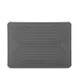 WIWU Voyage Series for 13.3 inch Notebook Magnetic Laptop Sleeve Bag Case with TPU Frame - Grey