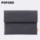 POFOKO 13 inch  Closure Laptop Sleeve Pouch, Size: 330 x 250 x 15cm - Black