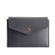 CARTINOE 15.4-inch Anti-Scratch Waterproof PU Leather Laptop Sleeve Cover+Mouse Bag, 39*26cm - Dark Grey