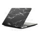 Patterned Hard Protective Case for MacBook Pro 13 inch 2016 A1706/A1708/A1989/A2159/A2251/A2289/A2338 - Marble Texture / Black