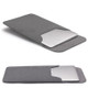 SOYAN Magnetic Closure Leather Sleeve Case Bag for MacBook Pro 13-inch 2016 with Touch Bar - Dark Grey