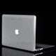 Glittery PU Leather Coated Plastic Case for MacBook Air 11.6-inch A1370 A1465 - Silver