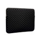 Stereo Grid PU Leather Shockproof Sleeve Case Cover for 13.3-inch MacBook Pro / Air - Black