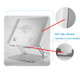 Portable Aluminum Alloy Laptop Stand Folding Notebook Riser Holder with Adjustable Angle