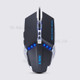 IMICE T80 7-Button 800/1200/2400/3200DPI Wired Gaming Mouse with LED Colorful Breathing Light - Black