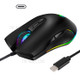Type C Wired Gaming Mouse 800/1200/1600/3200 DPI Adjustable with RGB Backlit