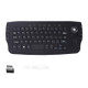 2.4G Wireless Keyboard Multimedia 1200DPI Trackball Air Mouse for Laptop PC - Black