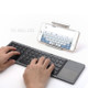 Folding Wireless Bluetooth Keyboard Mini Size Keyboard with Touchpad for Tablet Cellphone Computer - Black