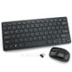Wirelessly Mini Keyboard and Mouse Combo 2.4G Wireless Computer Keyboard Cordless Mice Set