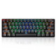 61 Keys USB Dual Mode Back Light Mechanical Keyboard with RGB Effect Multimedia Keys