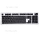 For Mechanical Keyboard 104 Keys Injection Molding PBT Keycap Set - Black