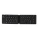 Folding Keyboard Pocket-Sized Scissor Switch Bluetooth Keyboard Compatible with iOS / Android / Windows Devices - Black