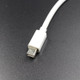 3-in-1 Mini DisplayPort DP Thunderbolt to DVI VGA HDMI Adapter for MacBook - White
